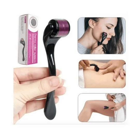 Derma Roller de 1.5 mm – Rodillo Estimulador para el Crecimiento Capilar y Facial